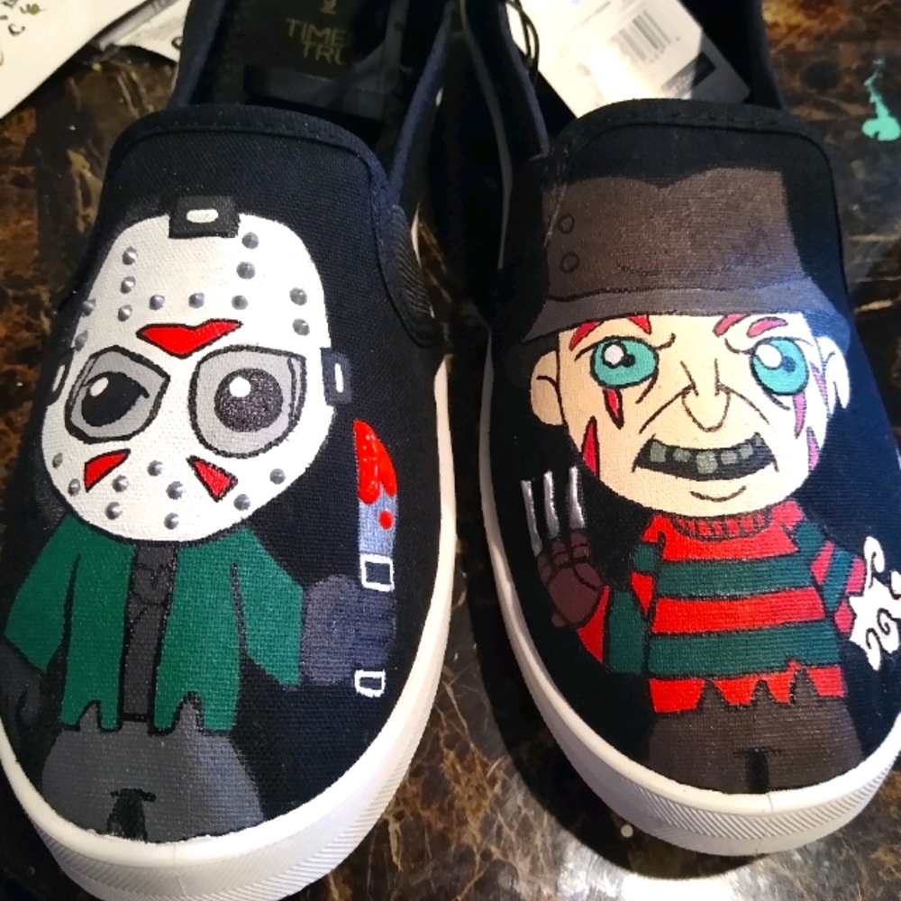 Custom Freddy/Jason Shoes